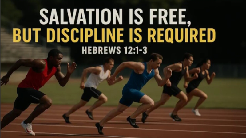 Salvation is Free, But Discipline is Required -Hebrews 12:1-3