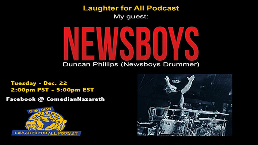 The Newsboys with Drummer Duncan Phillips