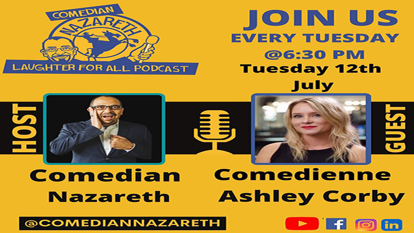Leaving her orange Hooter shorts behind with Comedienne Ashley Corby