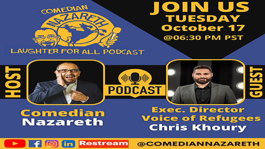War and Refugees with Chris Khoury from Voice of Refugees