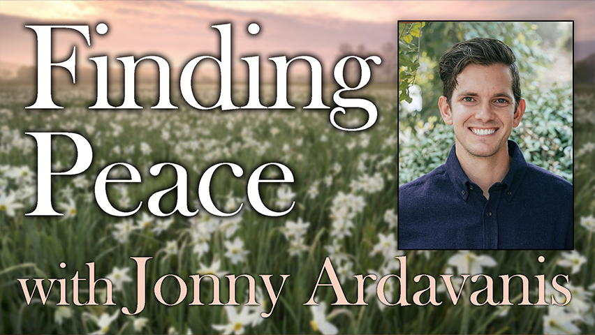 Finding Peace - Jonny Ardavanis on LIFE Today Live
