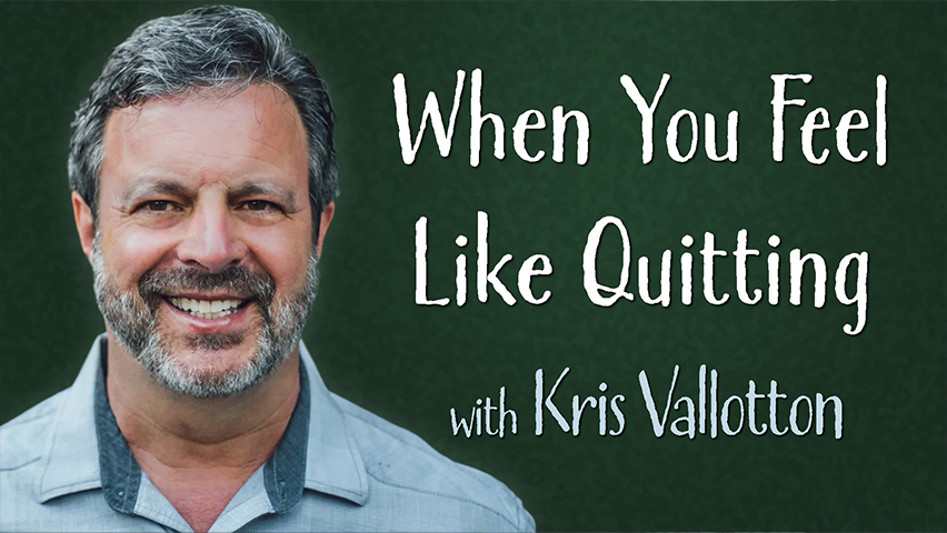 When You Feel Like Quitting - Kris Vallotton on LIFE Today Live