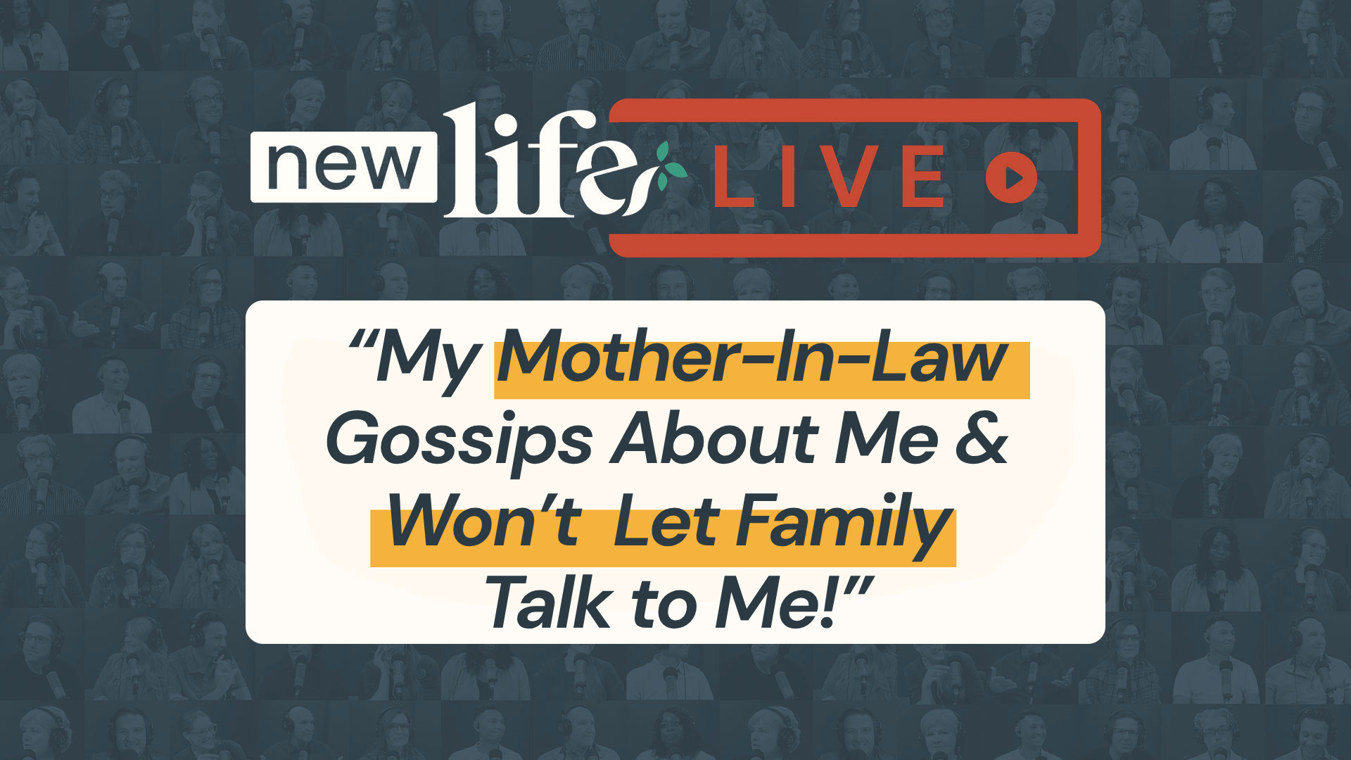 New Life LIVE September 9, 2026