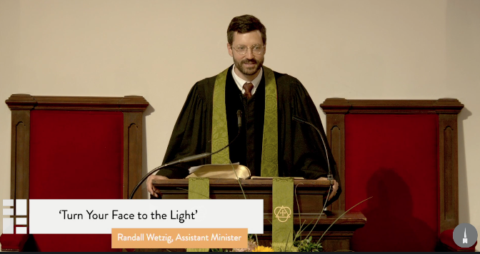 Park Street Church - Turn Your Face Toward The Light - Randall Wetzig