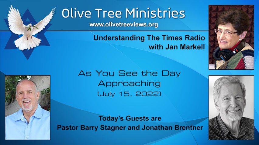 As We See the Day Approaching – Pastor Barry Stagner and Jonathan Brentner