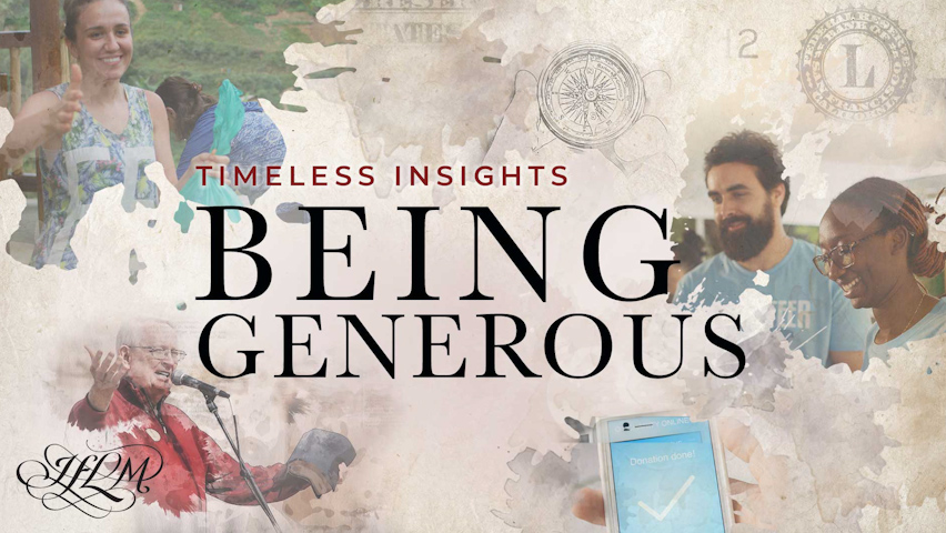Being Generous | Timeless Insight