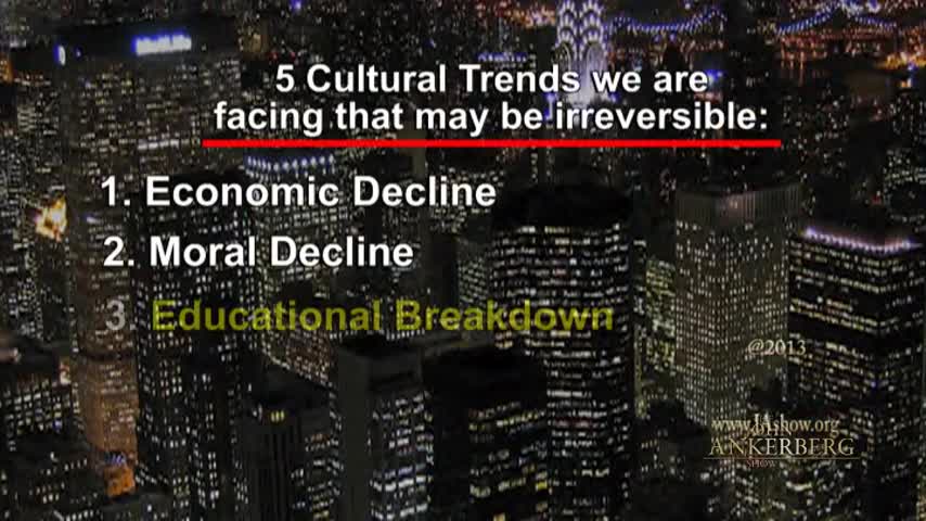 What five cultural trends can we see today that are irreversible unless God intervenes?