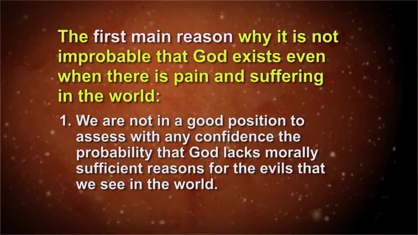 Is it “probable” that God and evil can coexist?