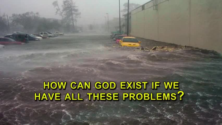 Do disasters prove God is either unjust or non-existent?
