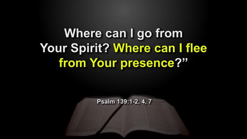 Where can we go to get away from the Holy Spirit?