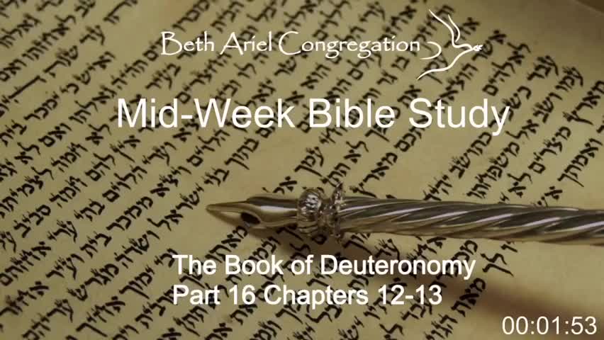 The Book of Deuteronomy: Part 16
