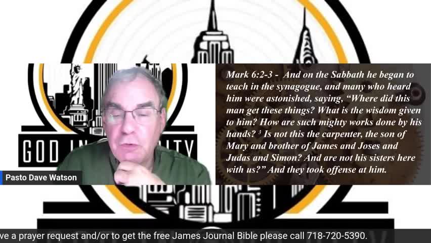 God In Our City by Calvary Chapel Staten Island with Pastor Dave Watson