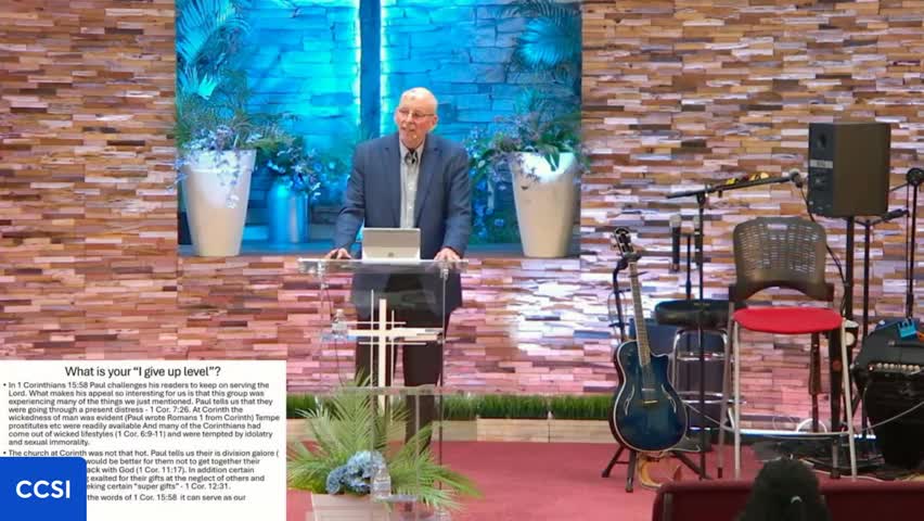The Challenge For God's Servants by Calvary Chapel Staten Island with Pastor Dave Watson