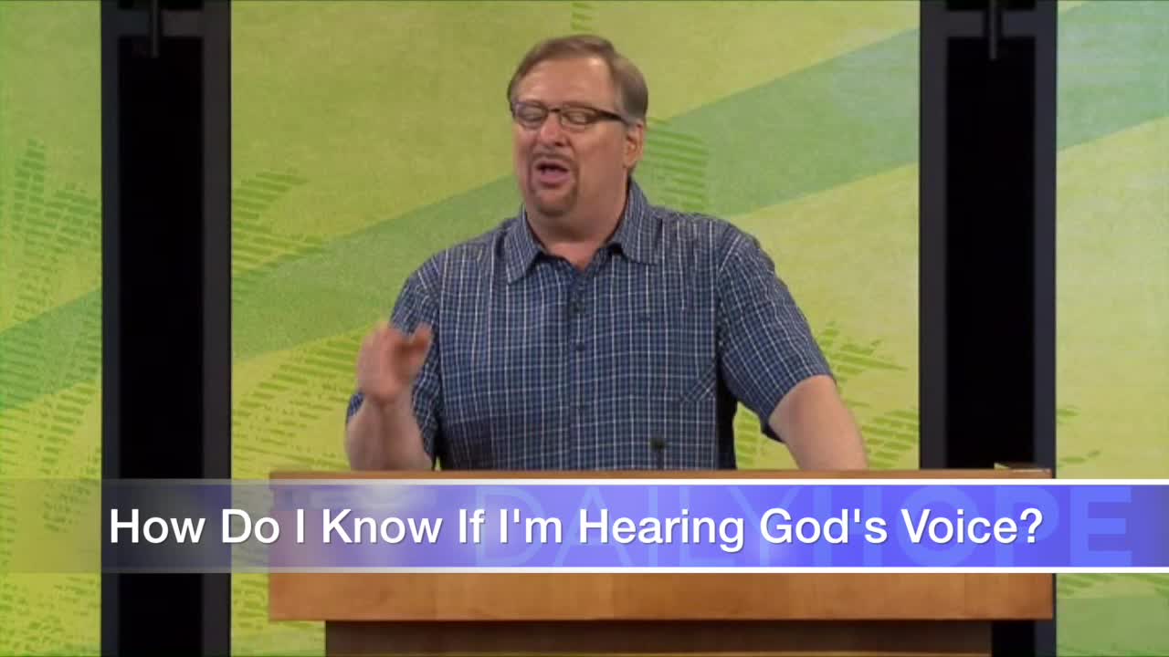 How do I Know if I'm Hearing God's Voice? (Hearing the Voice of God)