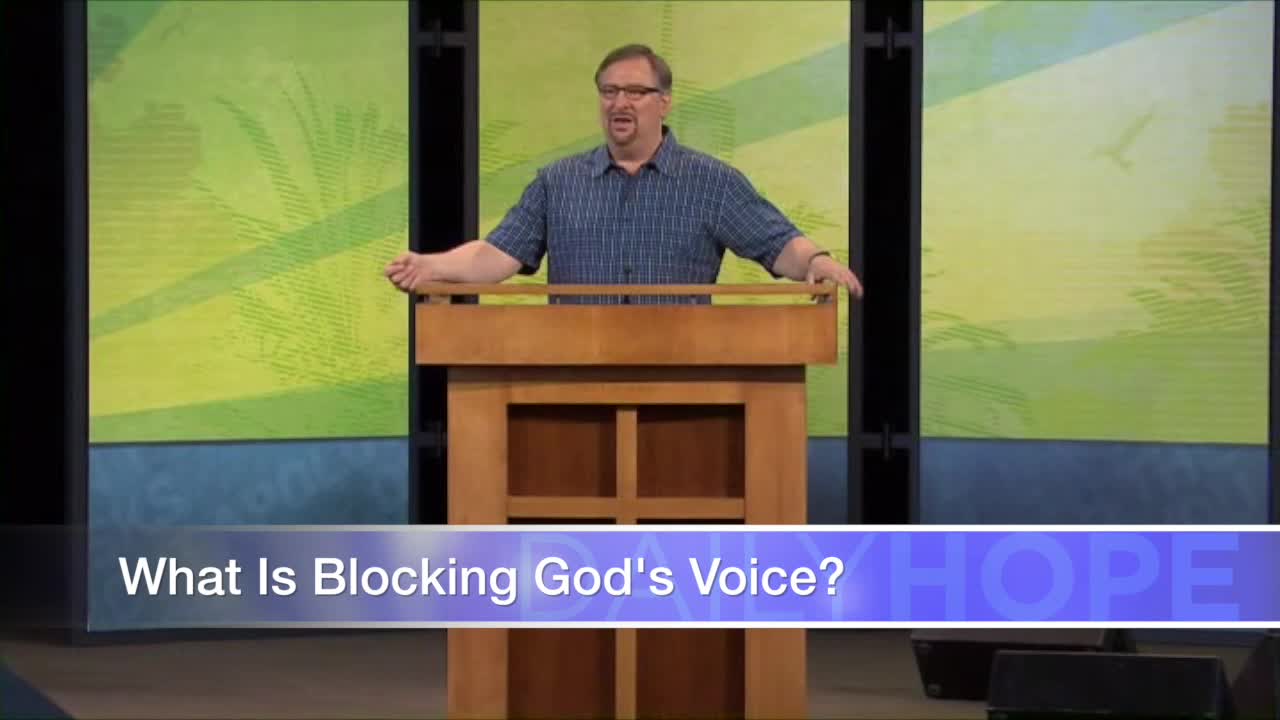 What is Blocking God's Voice? (Hearing the Voice of God)