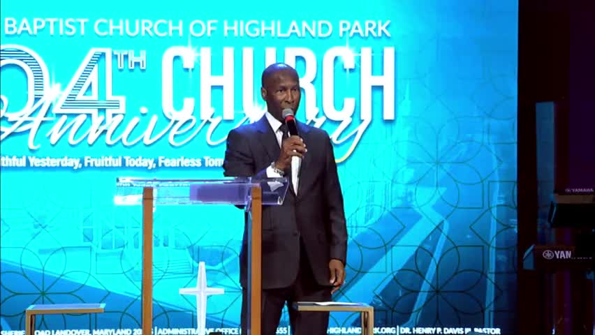 104th Church Anniversary, Reverend Jeffrey Johnson - Eastern Star Church