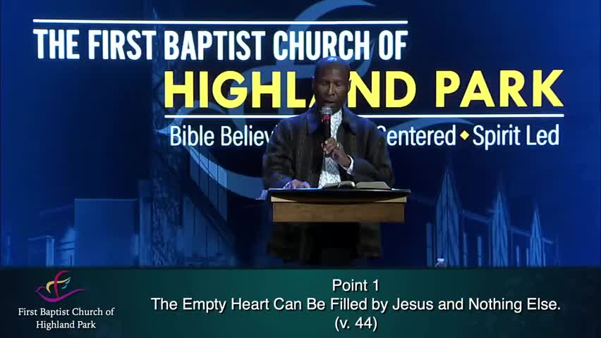 “When The House is In Order” Matthew 12:43-45 (NLT) by First Baptist Church of Highland Park with Dr. Henry P. Davis III