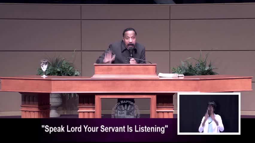 Speak Lord, Your Servant Is Listening