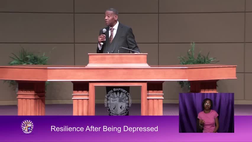 Resilience After Being Depressed - Bishop T. Anthony