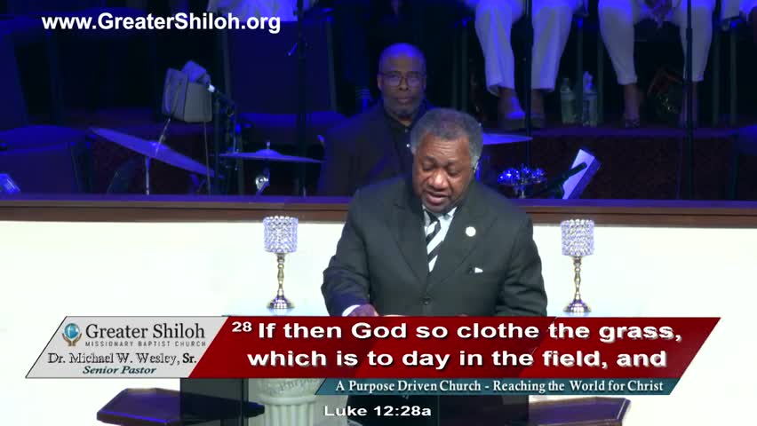 Anxiety Free Living by Greater Shiloh Missionary Baptist Church with Dr. Michael W. Wesley Sr. 