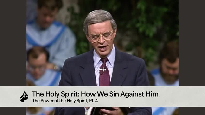 The Holy Spirit: How We Sin Against Him by In Touch Ministries with Charles Stanley 