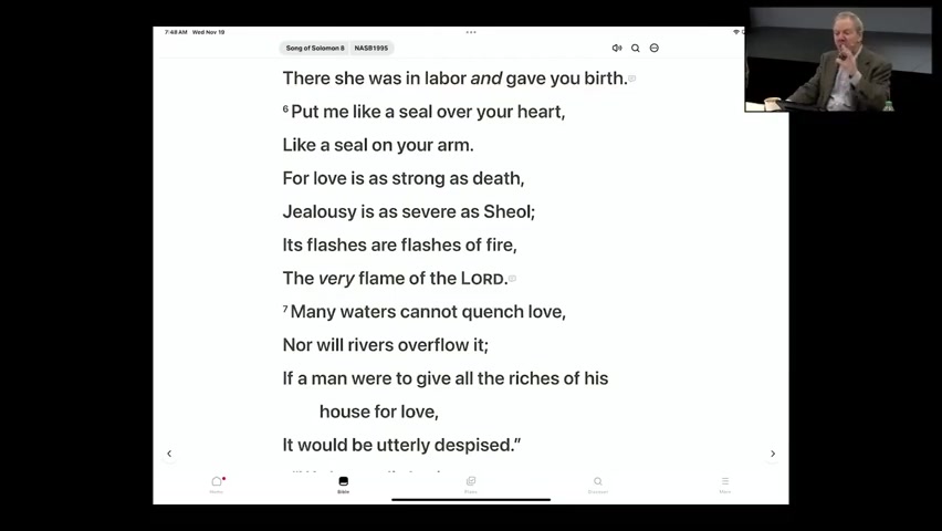 The Song of Solomon: Discovering God’s Love and Our Response