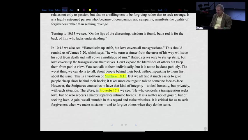 Walking in Wisdom: Lessons from the Book of Proverbs