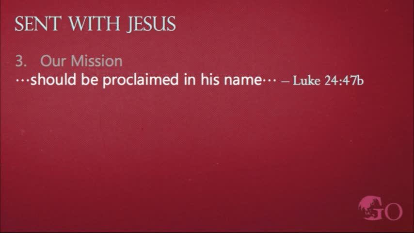 Sent With Jesus